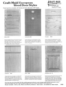 European Wood Door Styles